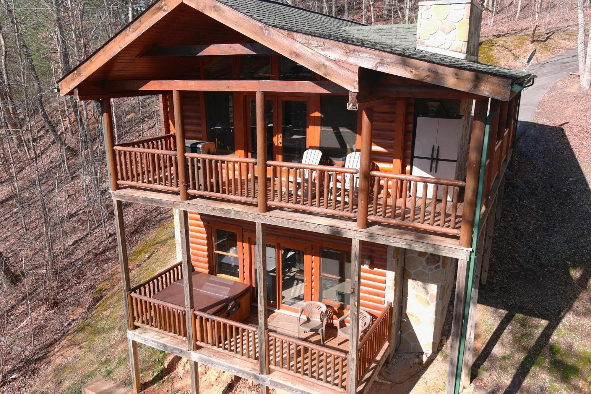 Private Smoky Mountain Luxury Log Home With 2 Fireplaces, Hot Tub & Community Pool Sevierville Extérieur photo